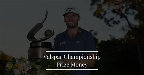 2023 Valspar Championship purse, winner's share, prize money payout.